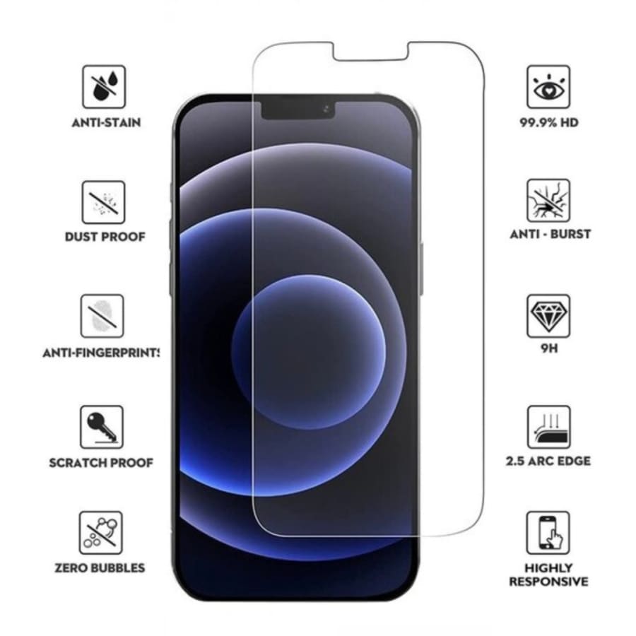 Screen Protectors for iPhone 14 Plus (6.7”) (Pack of 2)