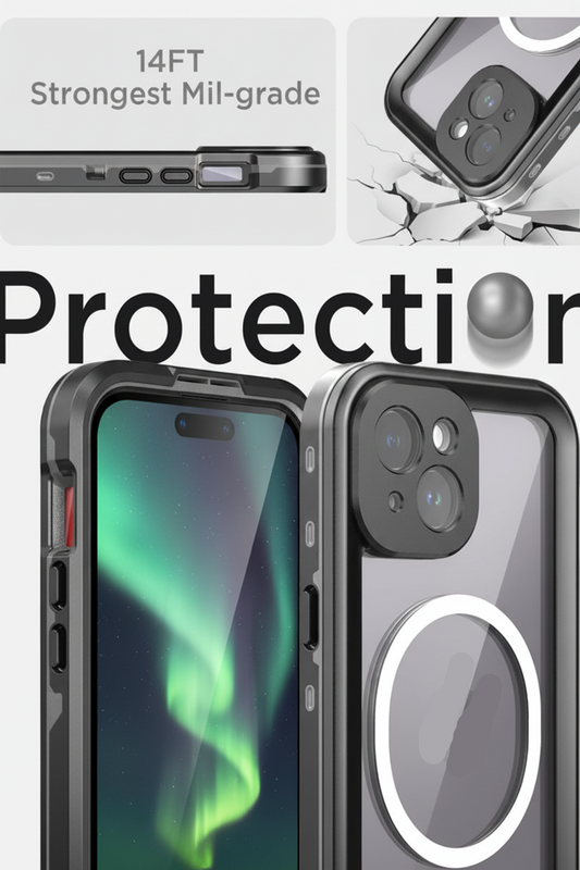 iPhone 14 rugged protective case back view