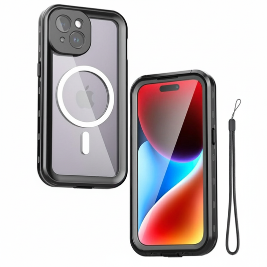 iPhone 14 waterproof shockproof case front view