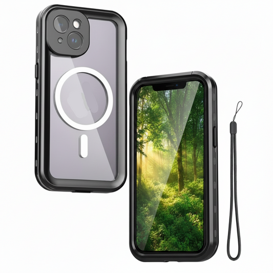 iPhone 14 waterproof shockproof case front view