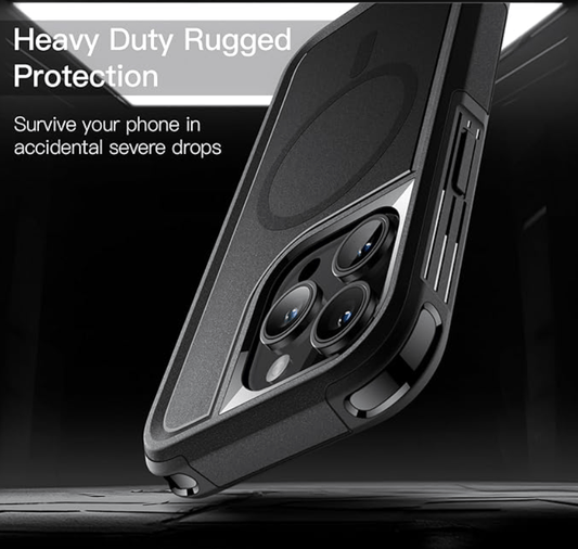 Rugged iPhone 15 Pro Max Protective Back Cover
