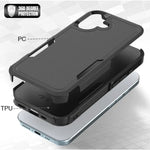 iPhone 16 Plus Dual Layer Armor Hard Case - Mobile Phone
