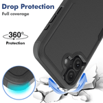 iPhone 16 Plus MagSafe Rugged Shockproof Heavy Duty Case