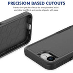 iPhone 16e Dual Layer Armor Hard Case - Mobile Phone