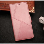 iPhone 17 Air Flip Wallet Case Cowhide Dot Pattern - Pink - Mobile Phone