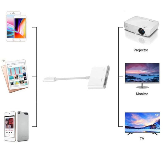 Digital AV/Lightning Adapter Cable for iPhone / iPad (L8-3SE)