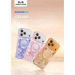 Keephone Iceland Glitter Case for iPhone 17 Pro | 3D Diamond Shell MagSafe - Mobile Phone