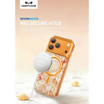 Keephone Iceland Glitter Case for iPhone 17 Pro | 3D Diamond Shell MagSafe - Mobile Phone