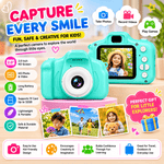 kids digital camera with compact design and built-in screen