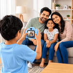 kids digital camera with compact design and built-in screen
