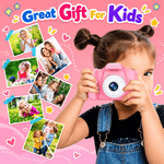 kids digital camera with compact design and built-in screen