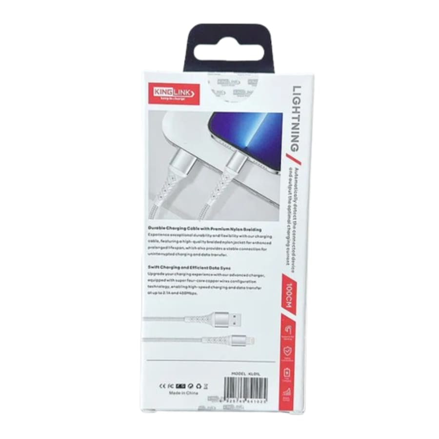 Kinglink 1m USB-A to Lightning Cable KL01L