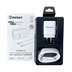Maxguard PD 25W wall charger with Type-C to Lightning combo WT25WAC/CL - Accessories