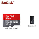 Micro SD Memory Card & Adapter - SanDisk (32GB) - 32GB - Electronics Accessories