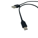 Micro USB Cable - 50cm (Black) - Black - Electronics Accessories
