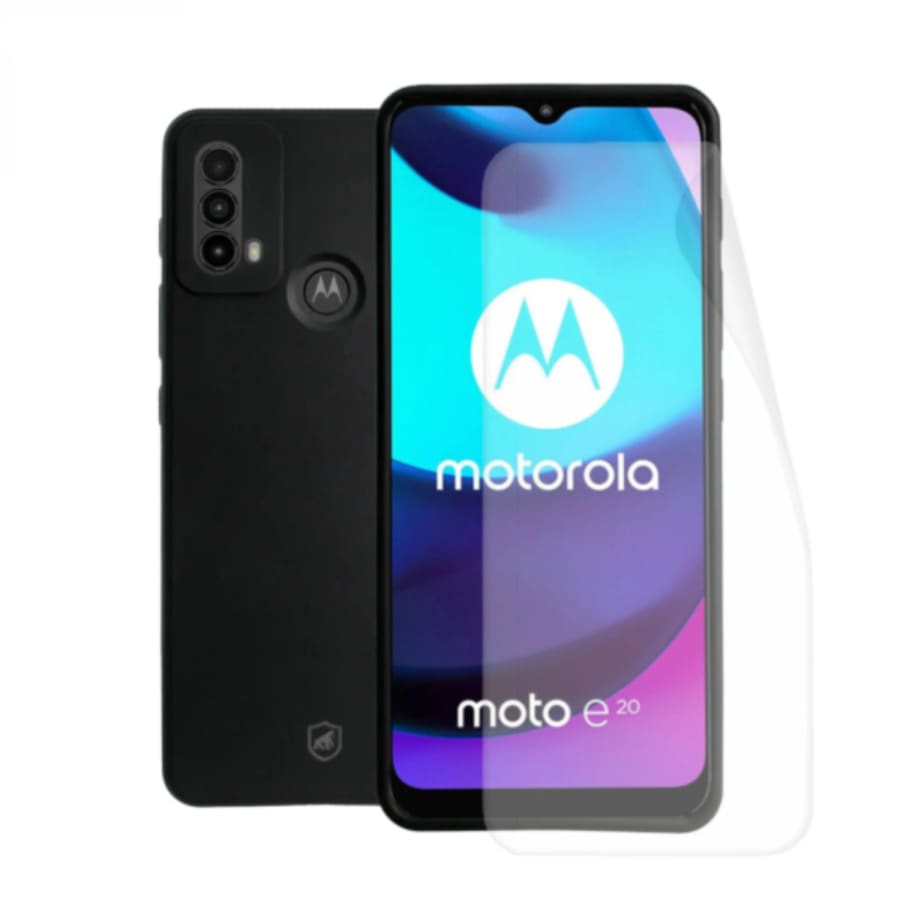 Hydrogel Screen Protector for Moto E20 (2021) (Pack of 2)