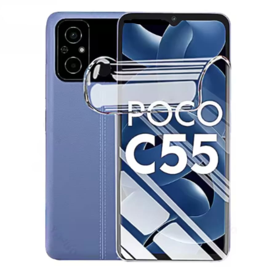 Hydrogel Screen Protector for POCO C55 (Pack of 2)