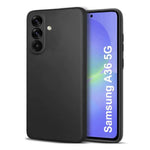 Protective Case for Samsung Galaxy A36 5G (Black) - Black - Screen protector