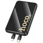 Q37 Graceful Fast Charging Power Bank 10000mAh with Built-In Cables