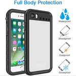 Redpepper Waterproof Case for iPhone SE Black