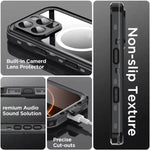 Redpepper Waterproof MagSafe Case for iPhone 16 Pro | Shockproof Cover