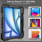 Rugged iPad Pro 11ββ Case β Heavy-Duty Shockproof Cover,Stand & Pencil Holder