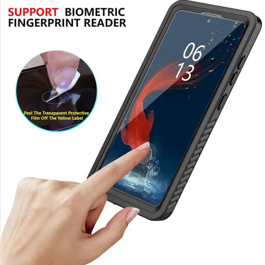 S20 FE Clear Back Waterproof Protective Cove