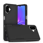 Samsung Galaxy A07 Dual Layer Armor Hard Case β Black - Mobile Phone