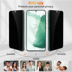 Samsung Galaxy A25 Privacy Tempered Glass Screen Protector β 9H HD Anti-Spy 2.5D Rounded Edge Impact & Scratch Resistant