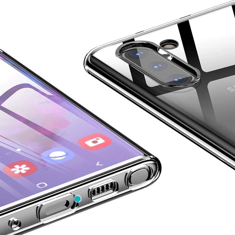 Silicone Case for Samsung Galaxy Note 10 Plus (Clear)