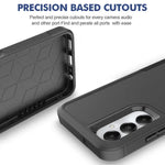 Samsung Galaxy S20 FE Dual Layer Armor Hard Case β Black - Mobile Phone