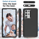 Samsung Galaxy S22 Ultra Triple Layer Armor Hard Case | 3-Layer PC TPU Cover