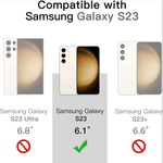 Samsung Galaxy S23 Hybrid Ultra Clear Shockproof Case