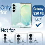 Samsung Galaxy S26 FE Hybrid Ultra Clear Shockproof Case