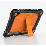 Samsung Galaxy Tab S10 FE Rugged Shockproof Case with Kickstand (Orange)
