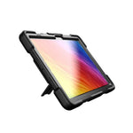 Samsung Galaxy Tab S10 Lite Rugged Shockproof Case with Kickstand (Black)
