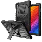 Samsung Galaxy Tab S10 Lite Rugged Shockproof Case with Kickstand (Black)