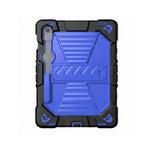 Samsung Galaxy Tab S9 FE Rugged Shockproof Case with Kickstand (Blue)