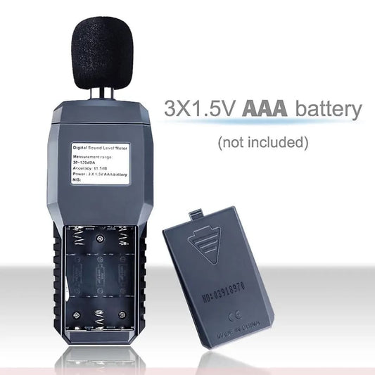 Sound Level Noise Meter - Decibel Measurement 30-130dB