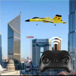 SU35 Remote Control Glider Aircraft FX620 FX820 2.4G with LED Lights - Yellow