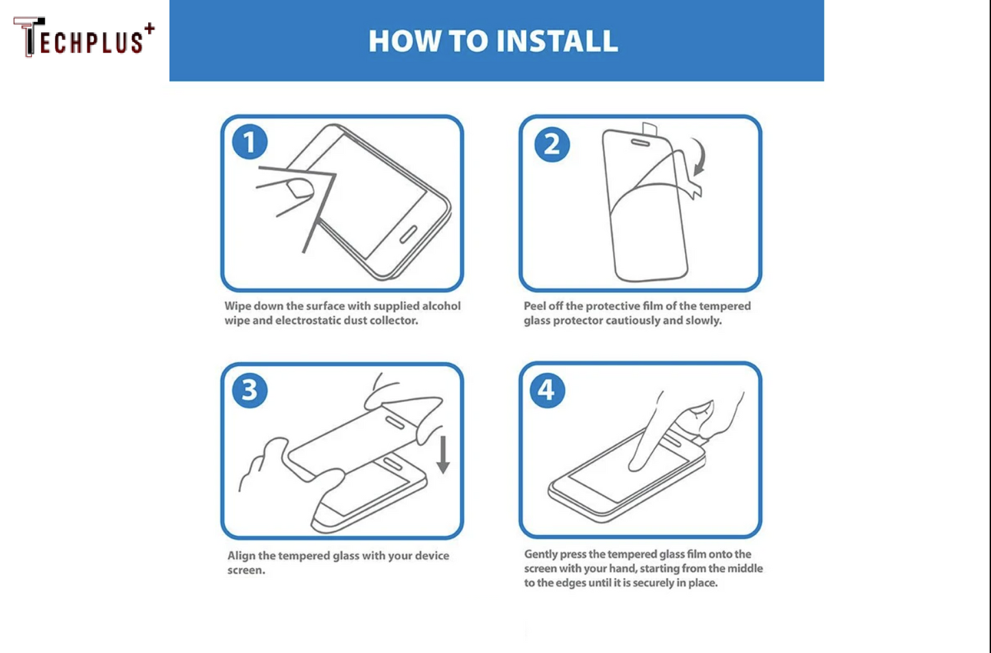 Easy Installation Bubble Free Tempered Glass Screen Protector