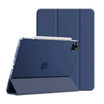 Ultra-Thin PU Leather Magnetic Case with Pencil Holder for iPad Pro 11 (2018-2022) – Full Body Protective Folio Cover