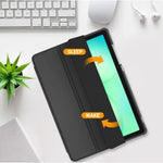 Ultra-Thin PU Leather Magnetic Case with Pencil Holder for Samsung Galaxy Tab A9 β Full Body Protective Folio Cover