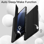 Ultra-Thin PU Leather Magnetic Case with Pencil Holder for Samsung Galaxy Tab S10 FE β Full Body Protective Folio Cover