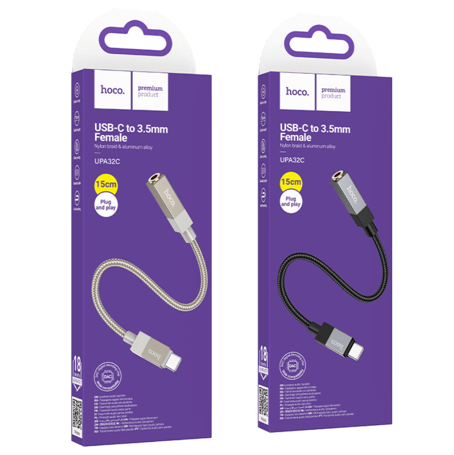 USB C to 3.5mm Audio Adapter NZ packaging