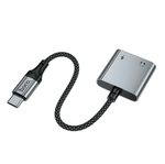UPA34 2-in-1 USB-C to 3.5mm Aux and USB-C charging adapter
