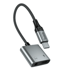 UPA34 2-in-1 USB-C to 3.5mm Aux and USB-C charging adapter
