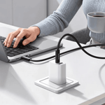 US15 240W USB4 USB-C to USB-C braided charging and data cable, 2 meters