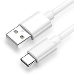 USB-A to USB-C Charger Cable for LG Phones (White) 1m - White - Electronics Accessories