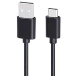 USB-A to USB-C Charger Cable for Vivo Phones (Black) 1m - Black - Electronics Accessories